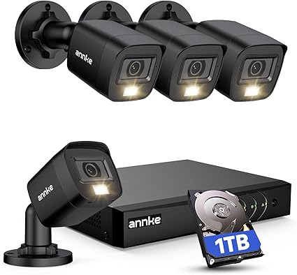 ANNKE 8CH 3K Lite Wired Security Camera System with AI Detection