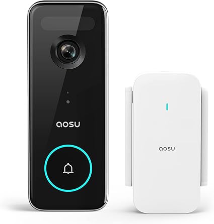 AOSU Wireless Doorbell Camera – 5MP Ultra HD