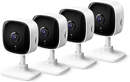 Tapo C110 2K Indoor Security Camera – 4 Pack