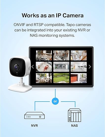 Tapo C110 2K Indoor Security Camera – 4 Pack